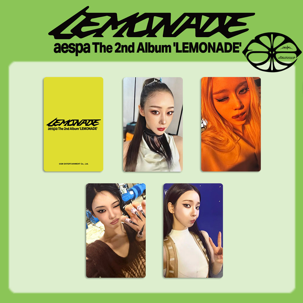AE Album LEMONADE Photocard Draw Set