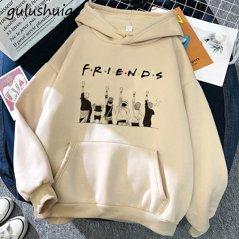 Zoro Printed Casual Pullover Hoodie