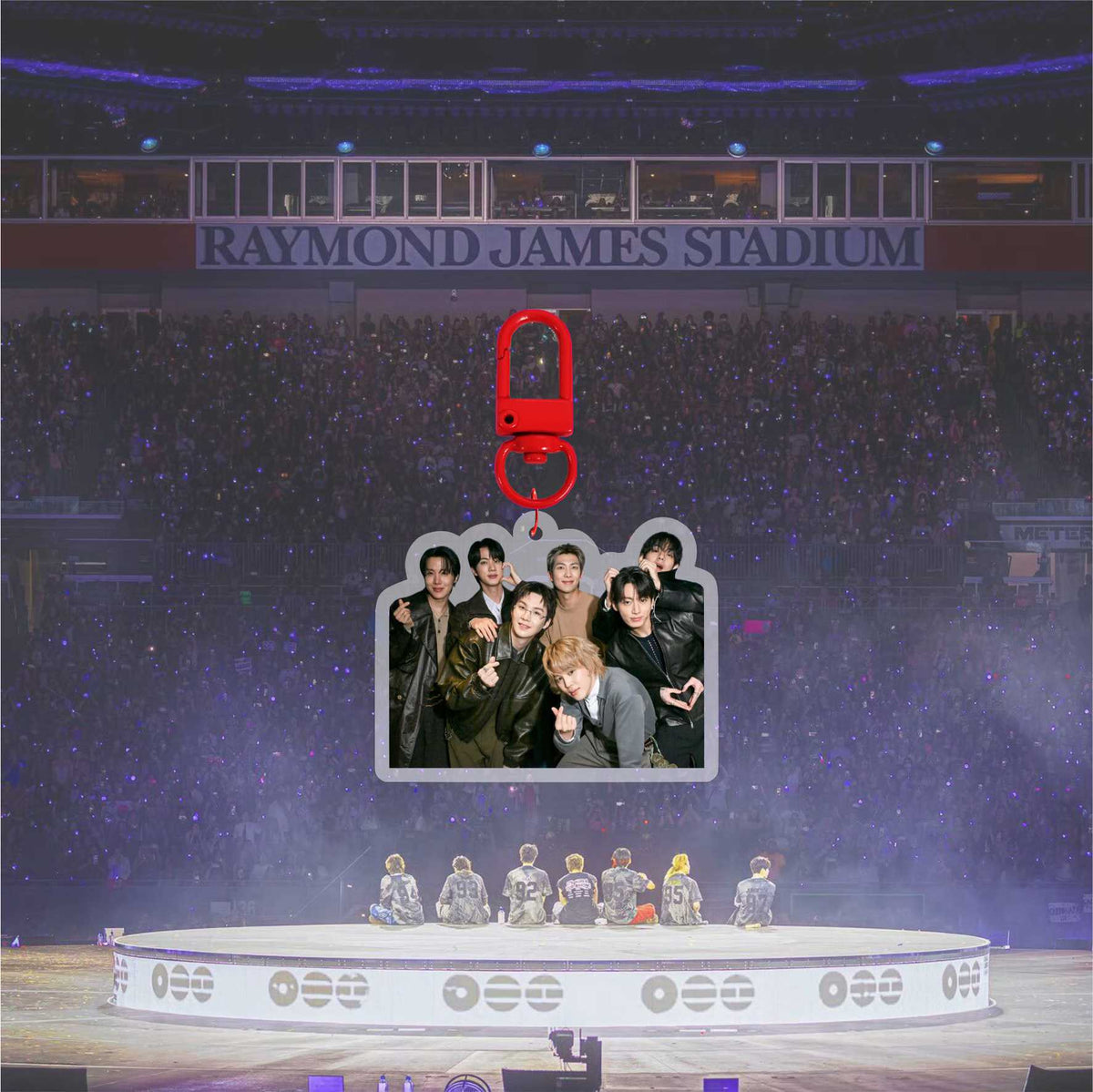 BANGTAN Group Acrylic Keychain