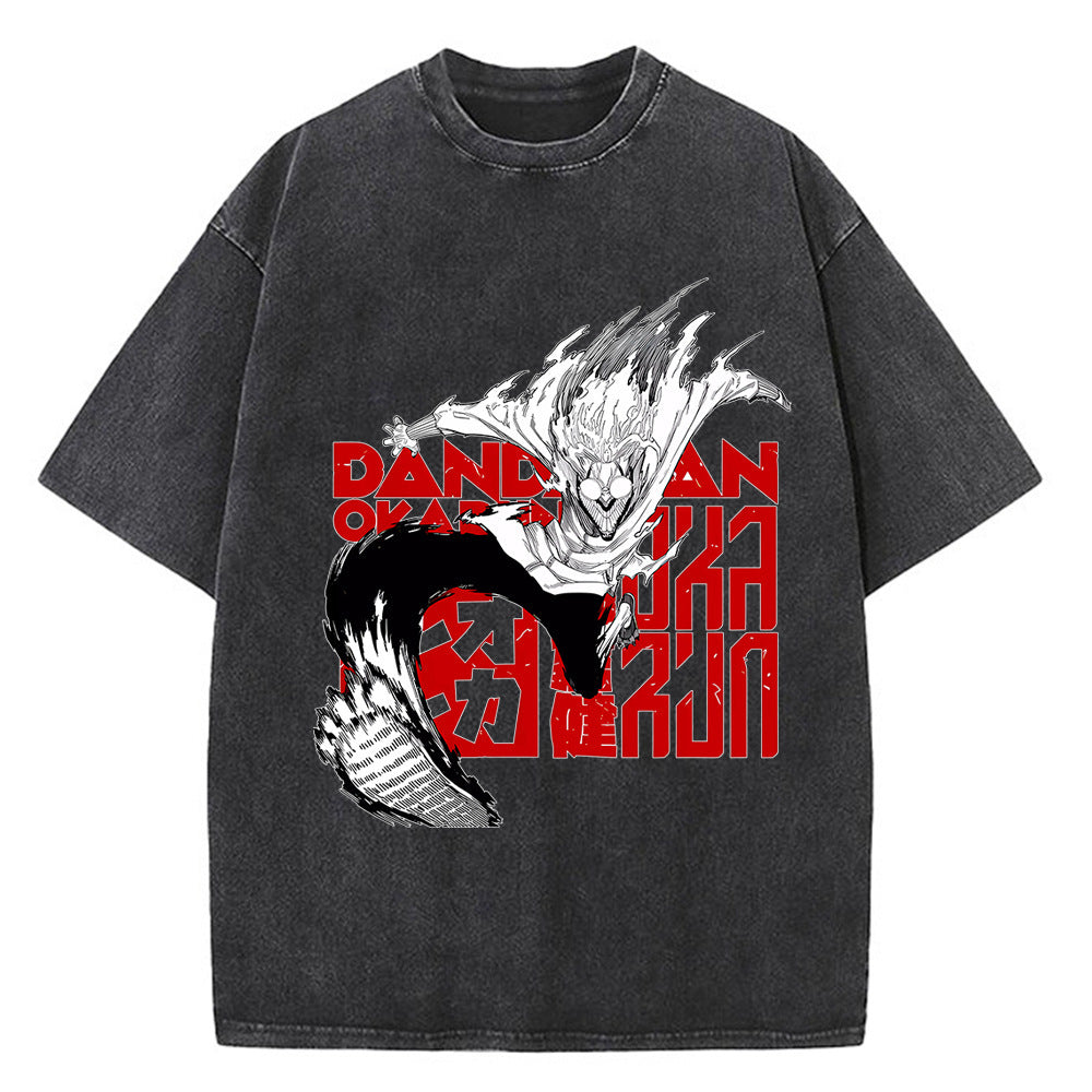 Vintage Men's Anime Dandadan Loose T-shirt