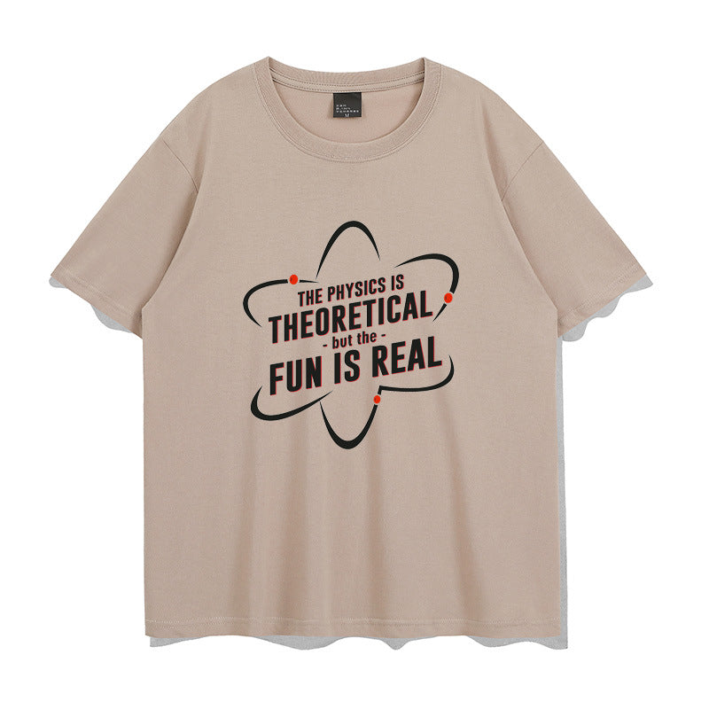 Unisex Tom Fun Is Real Graphic Print Casual T-shirt