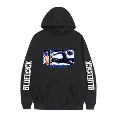 Casual Anime Pattern Print Pullover Hoodie