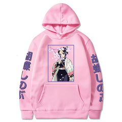 Casual Anime Butterfly Printed Loose Hoodie