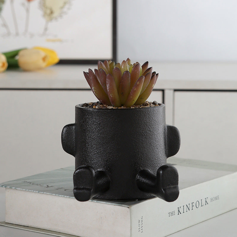 Funny Human Shaped Ceramic Pots