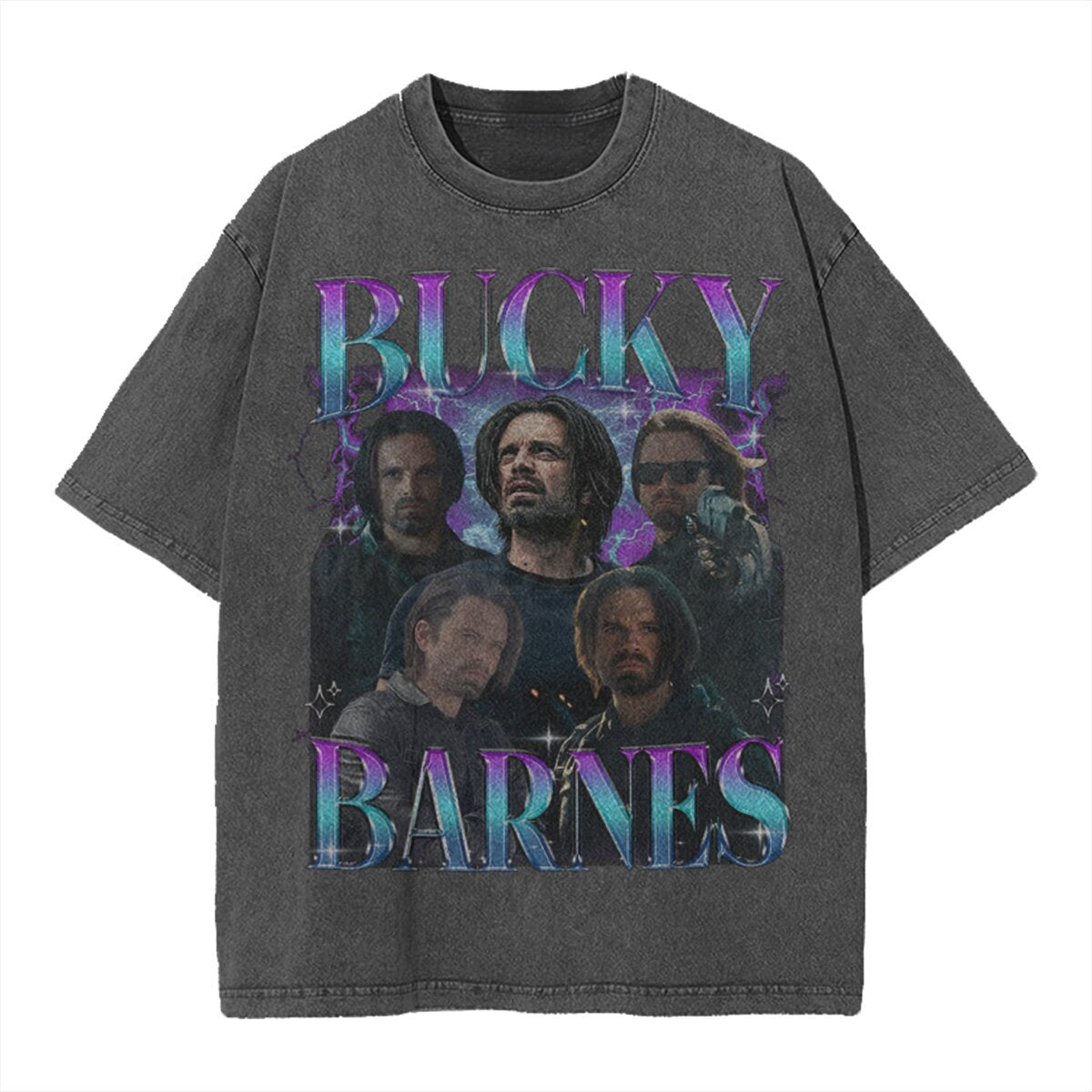 Unisex Retro Bucky Yelena Washed Loose Top