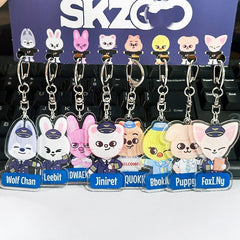 SKZ Cartoon Acrylic Pendant Accessories 8PCS