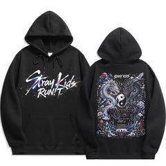 SKZ World Tour Run It Graffiti LOGO Hoodie