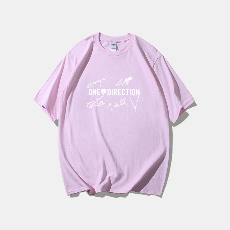 1D Signature Short Sleeve Crew Neck T-Shirt