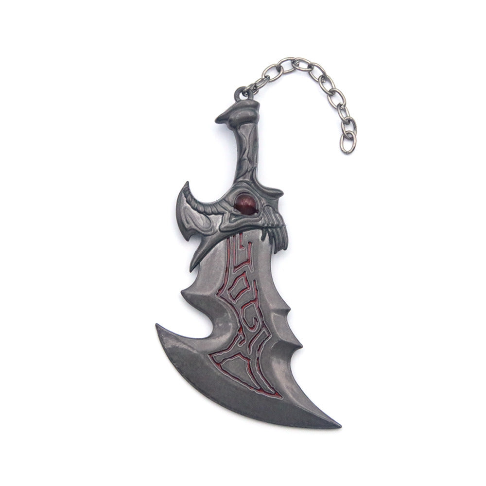 Game Blade Keychain Pendant
