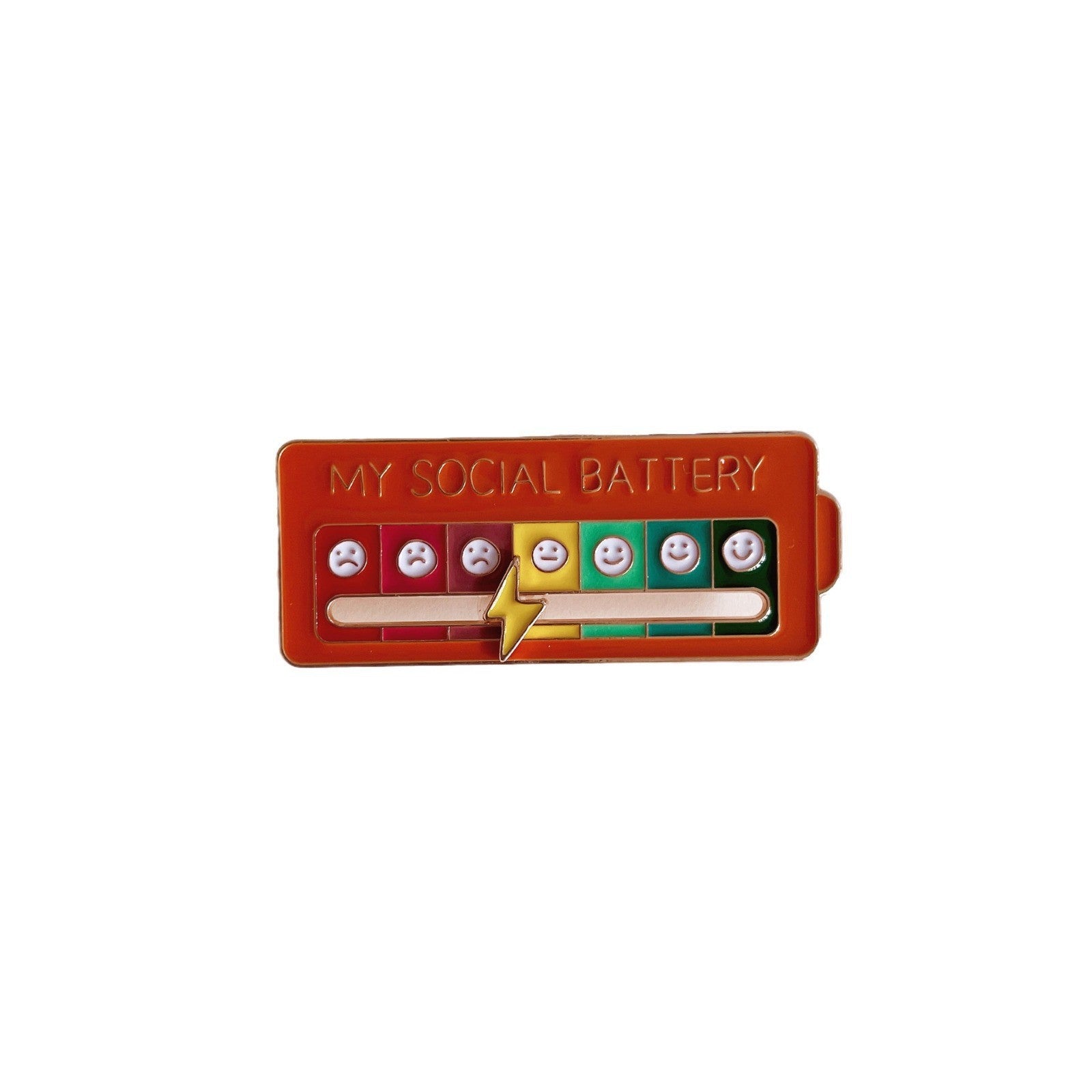 Mood Switch Brooch Badge