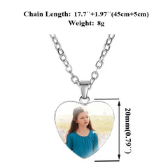 Twilight Heart Pendant Necklace