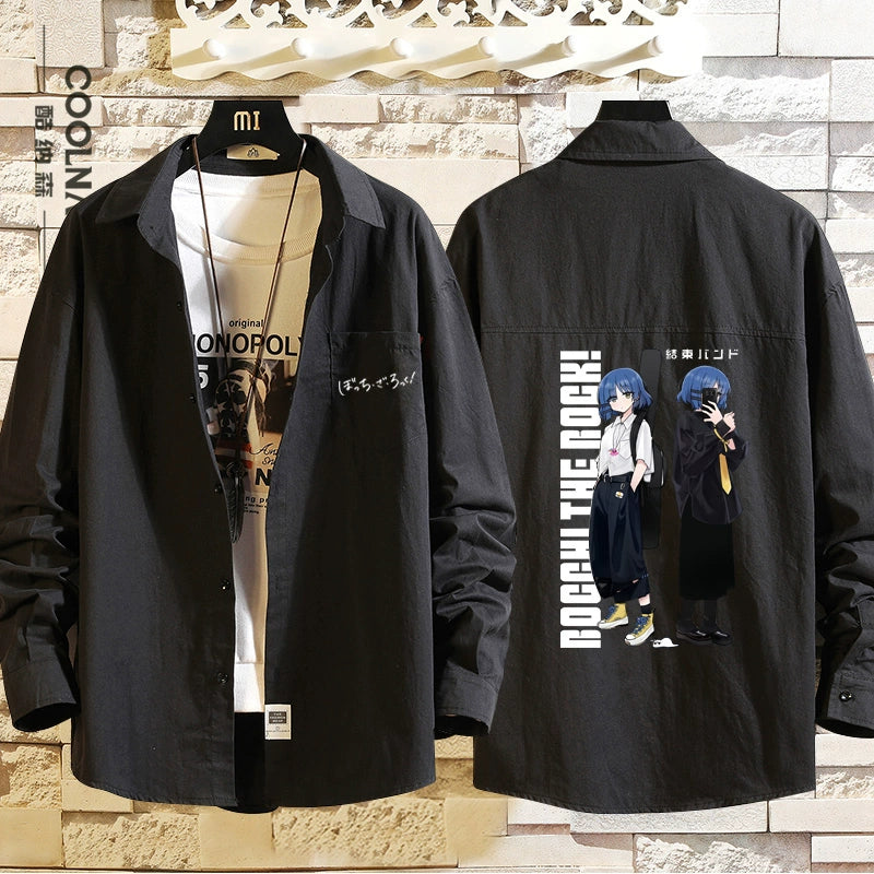 Unisex Anime Yamada Long Sleeve Shirt Thin Jacket