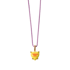 BE MINE OXOX DREAM BIG Pendant Necklace