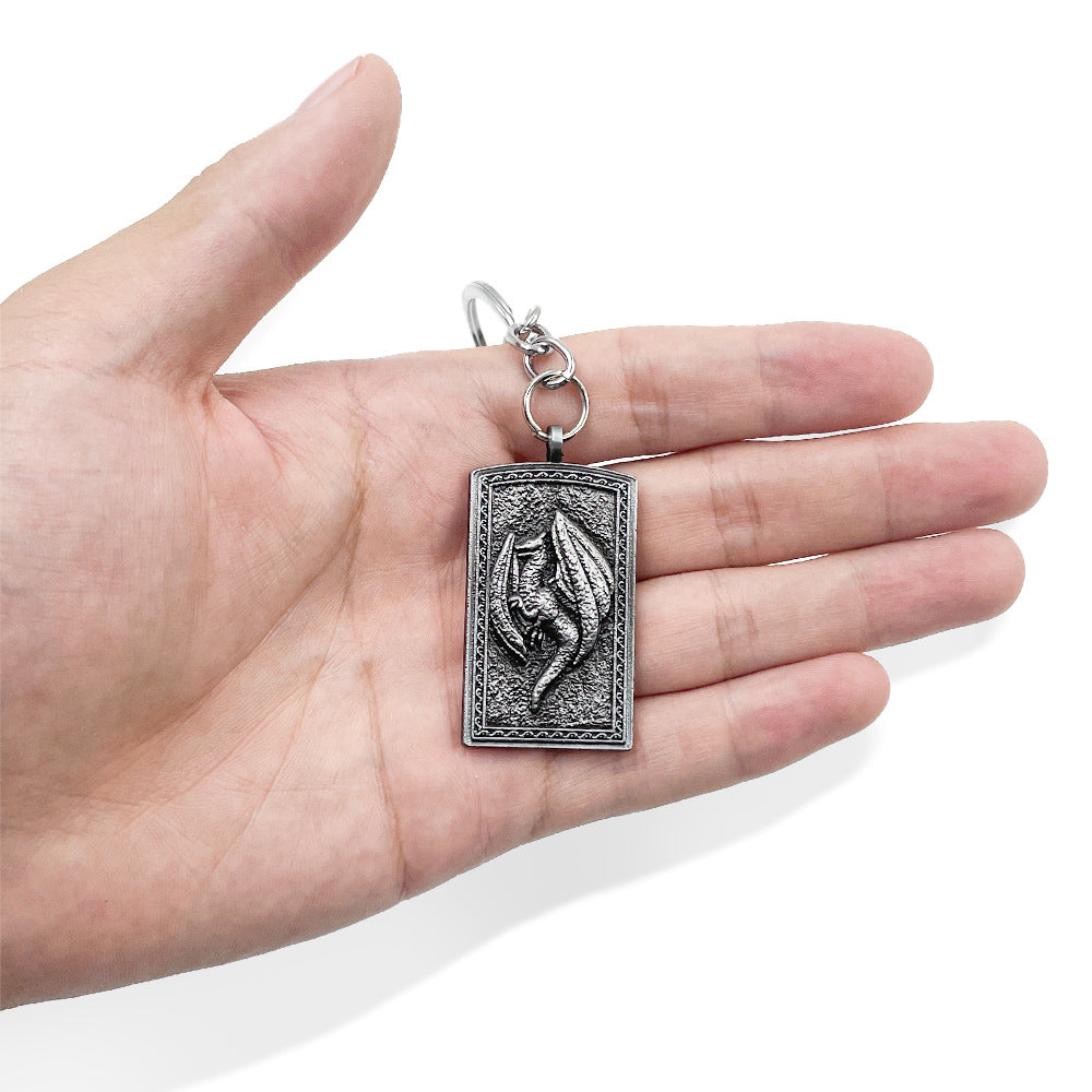 Dragoncrest Greatshield Talisman Keychain Pendant