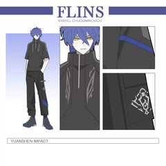 FLINS Cosplay T-shirt Trousers