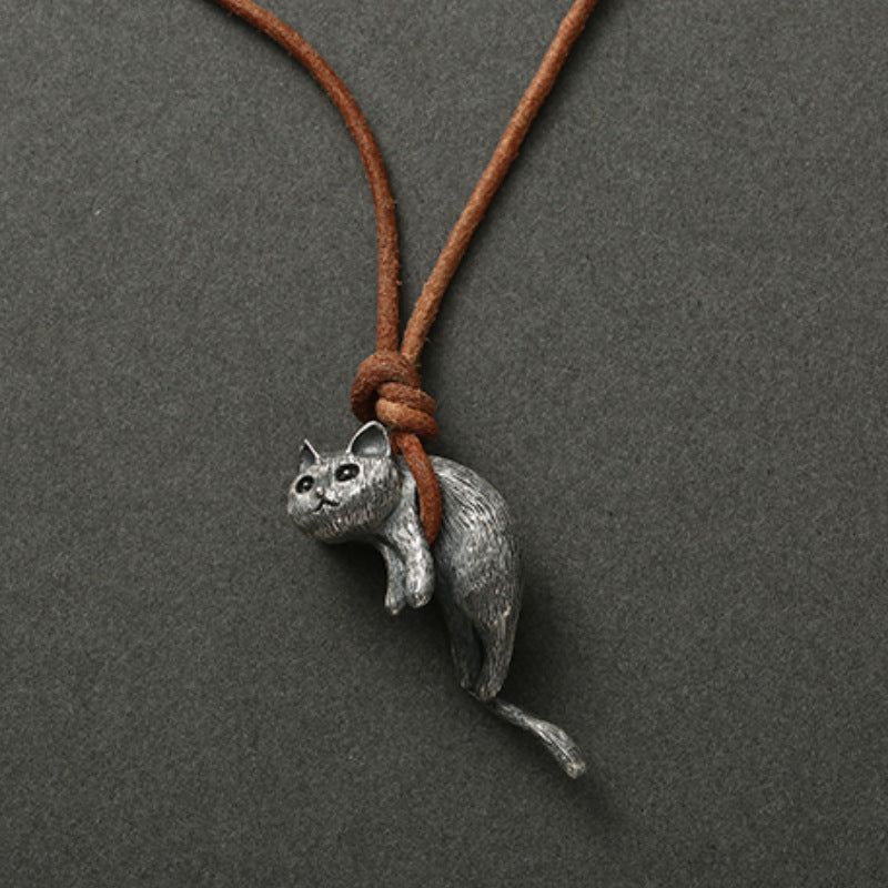 Retro Be Your Cat Necklace