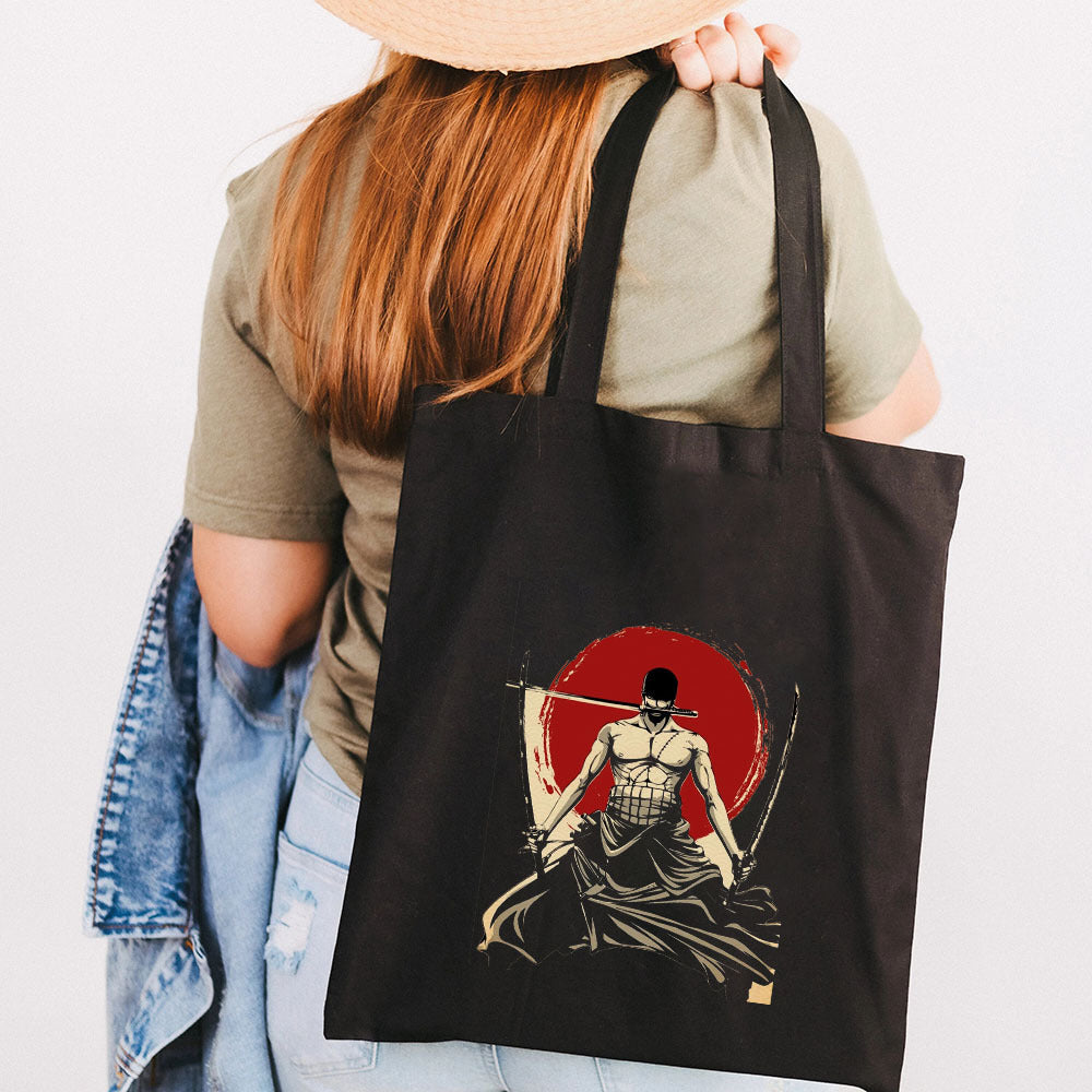 Casual Luffy Printed Canvas Shoulder Bag