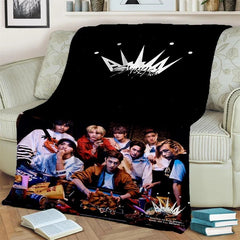 SKZ Theme Flannel Blanket