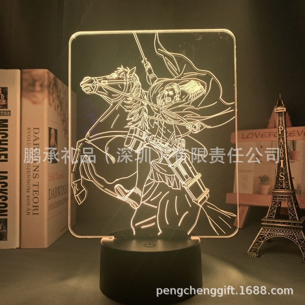 Colorful Anime Acrylic 3d Night Light