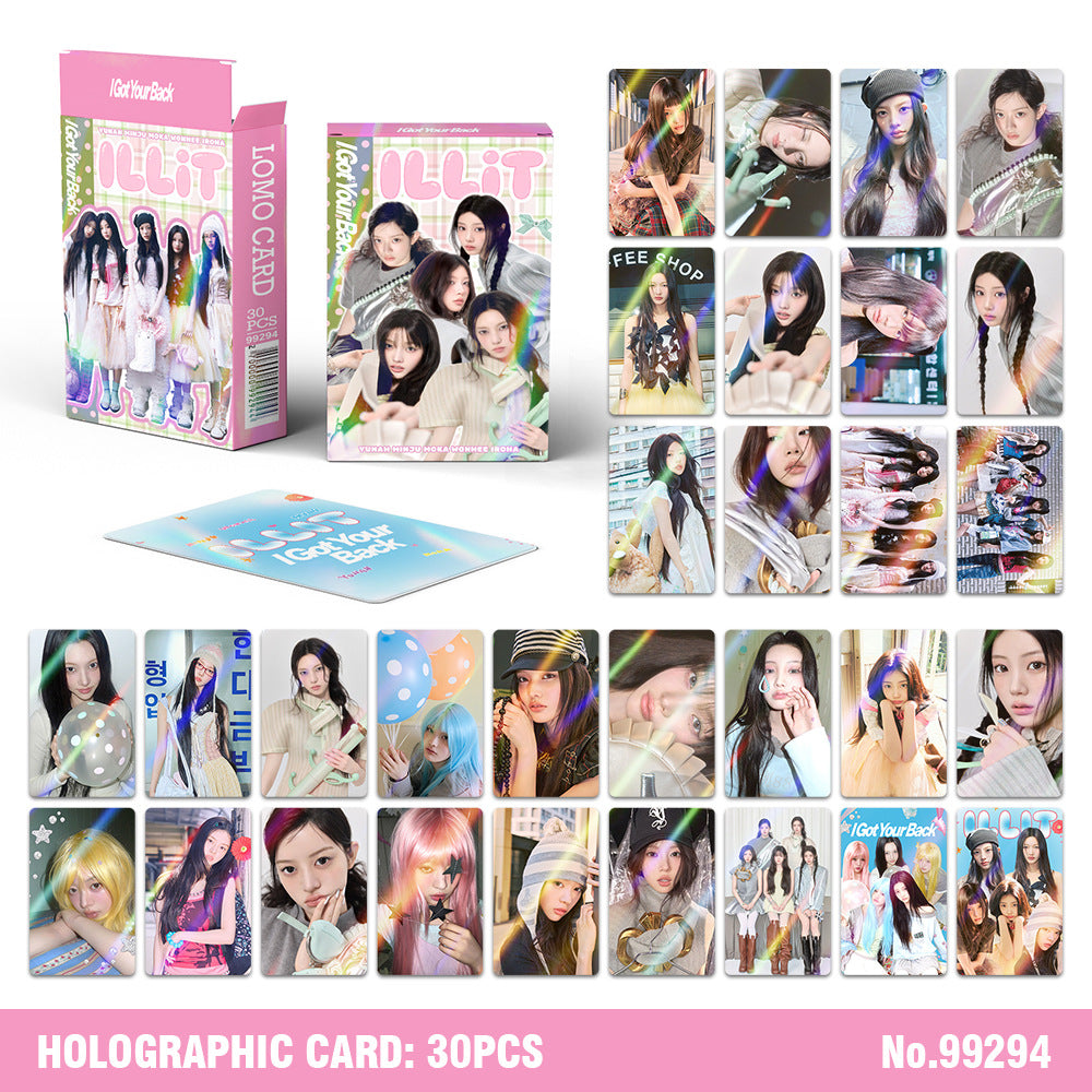 30PCS I Got Your Back Holographic Photocards