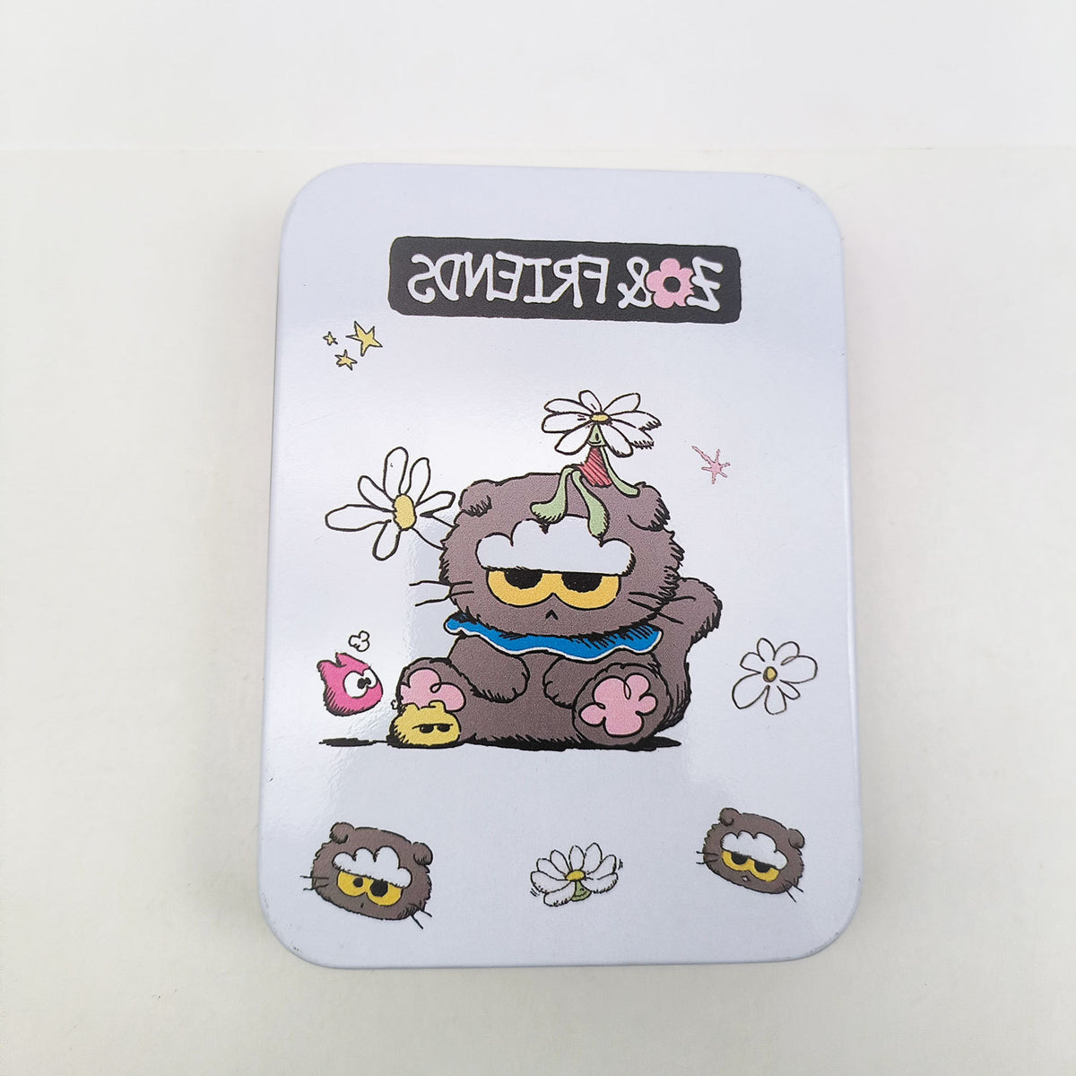 GD Cat Cartoon Iron Storage Box