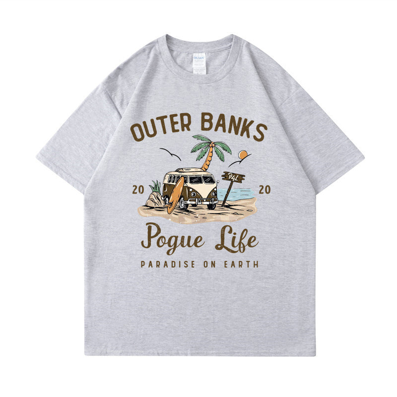 Women's TV Printed Short-sleeved T-shirt