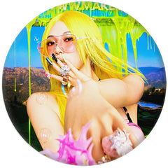 AE "LEMONADE" Badge Mirror Keychain