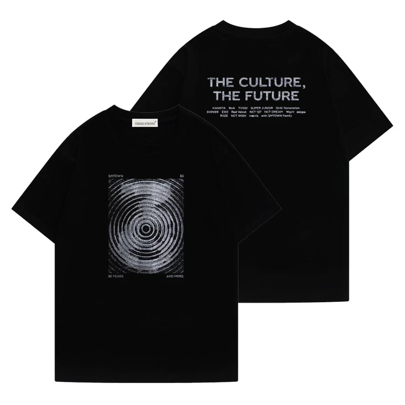 Karina NingNing Same Graphic Short-sleeved T-shirt