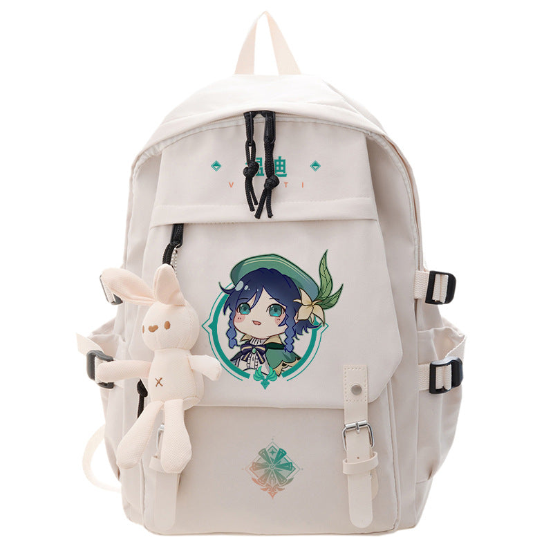 Casual Game Graphic Print Backpack