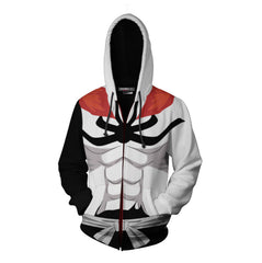 Trendy Anime 3D Printed Zipper Sports Hoodie