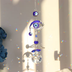 Crystal Demon's Eye Sun Catcher Pendant