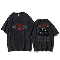 Retro KPOP ATE Washed T-shirt