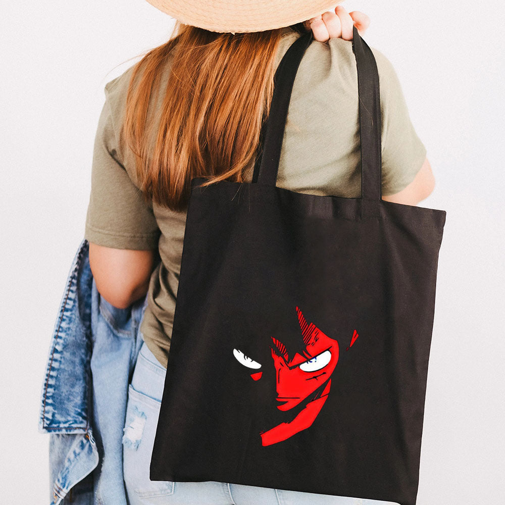 Casual Luffy Printed Canvas Shoulder Bag