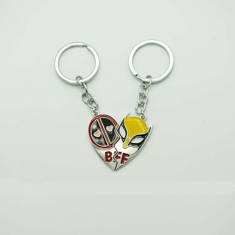 Deadpool and Wolverine Couple Necklace Accessories