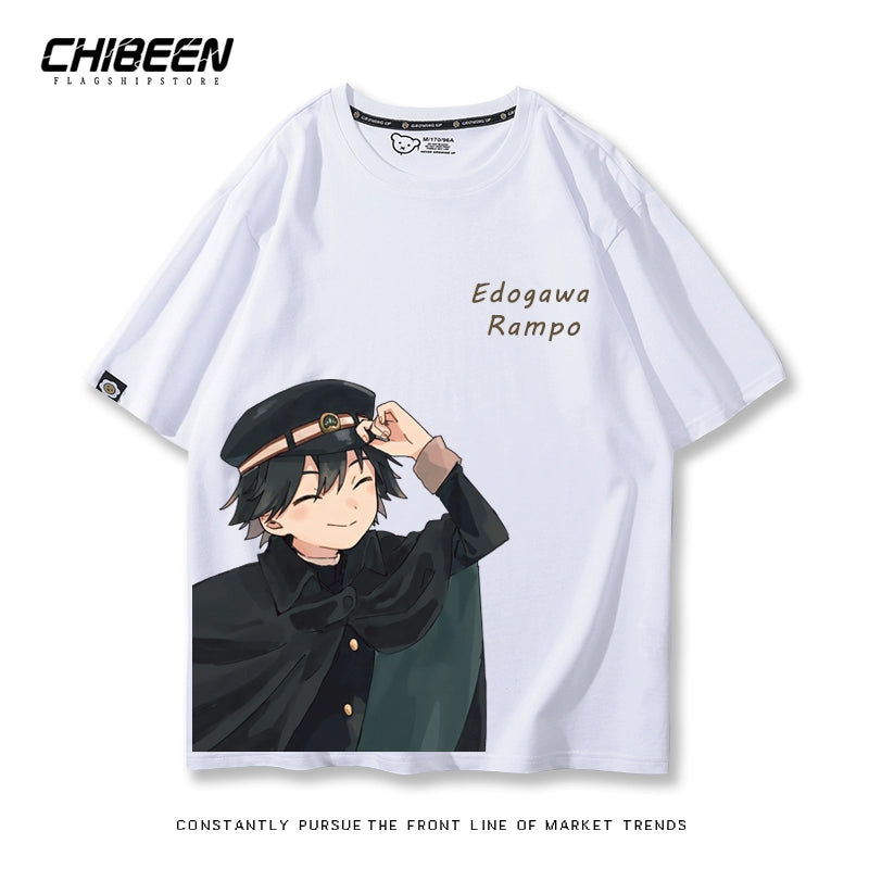 Casual Anime Short-sleeved Cotton Loose T-shirt
