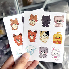 Creative KPOP Cartoon Waterproof Stickers