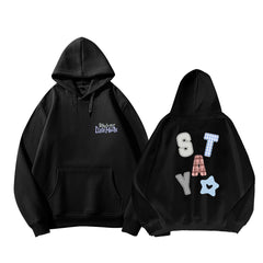 SKZ Stay in Our Little House Print Pullover Hoodie