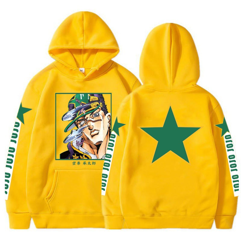 Unisex Casual Jojo Cosplay Relaxed Hoodie