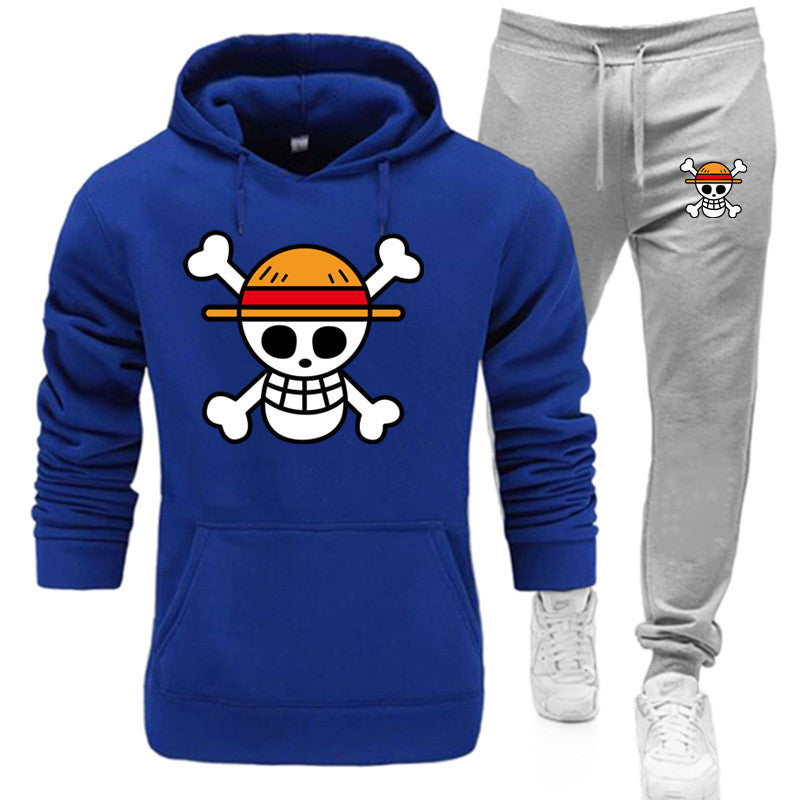 Trendy Men's Casual Sportswear Hoodie Pants Co-ords