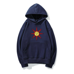 Unisex Game Pattern Print Loose Hoodie