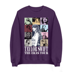 Casual Women's Taylor Print Crew Neck Sweatshirt