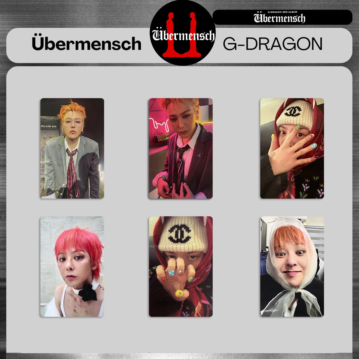 GD Übermensch Photo Card Set