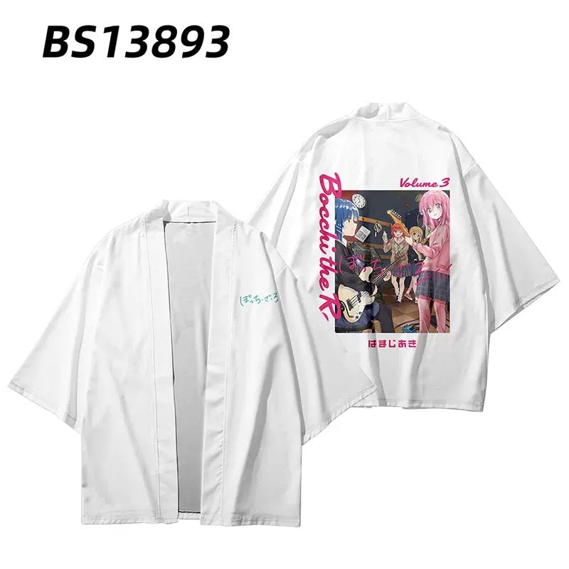 Casual Anime Bocchi Cos Kimono Shirt