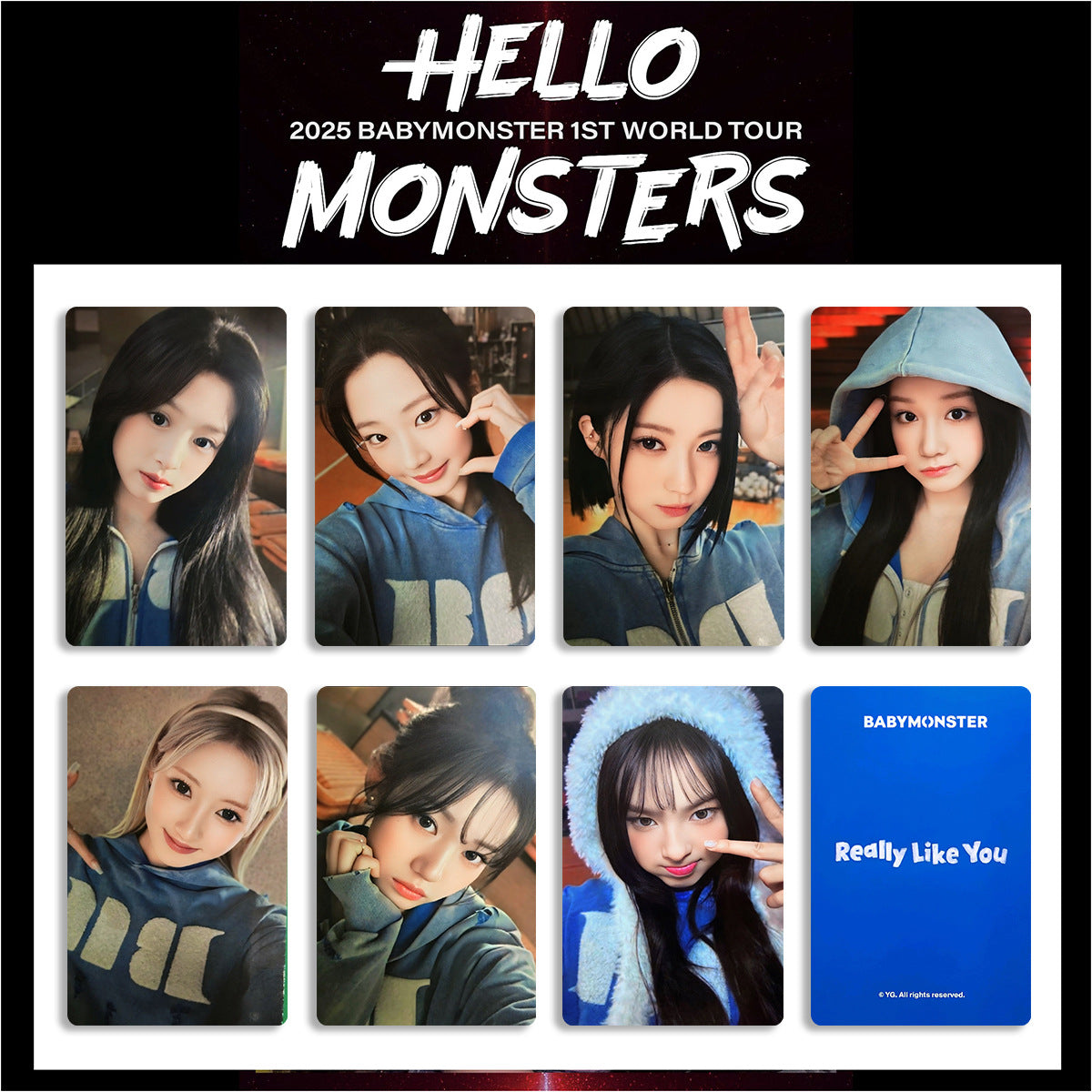 KPOP HELLO MONSTERS Random Card Collection