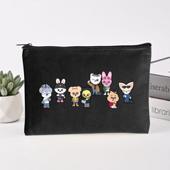 SKZ THIS & THAT LOGO Canvas Zipper Pencil Case