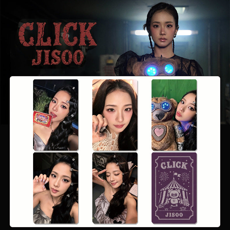 JISOO "CLICK" Album Photocard 5PCS