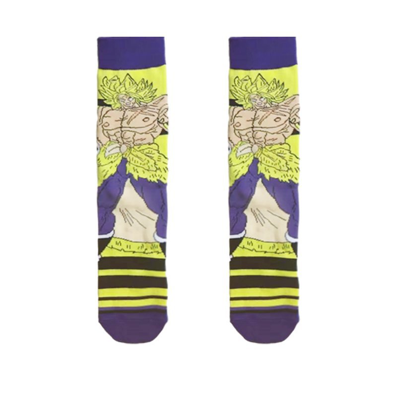 Casual Men's Anime Cotton Socks