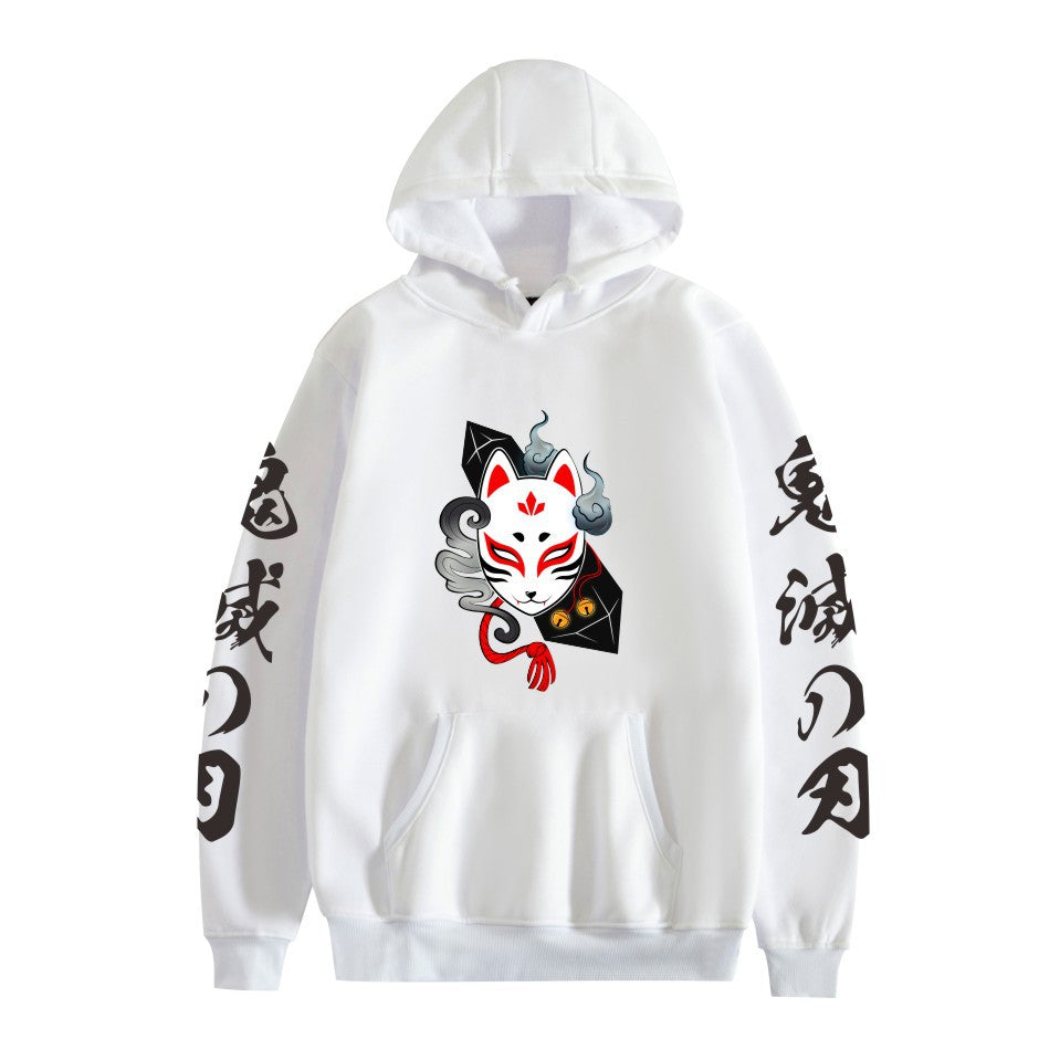 Unisex Anime Logo Casual Pullover Hoodie