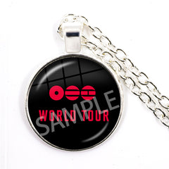 ARIRANG Round Gem Pendant Necklace