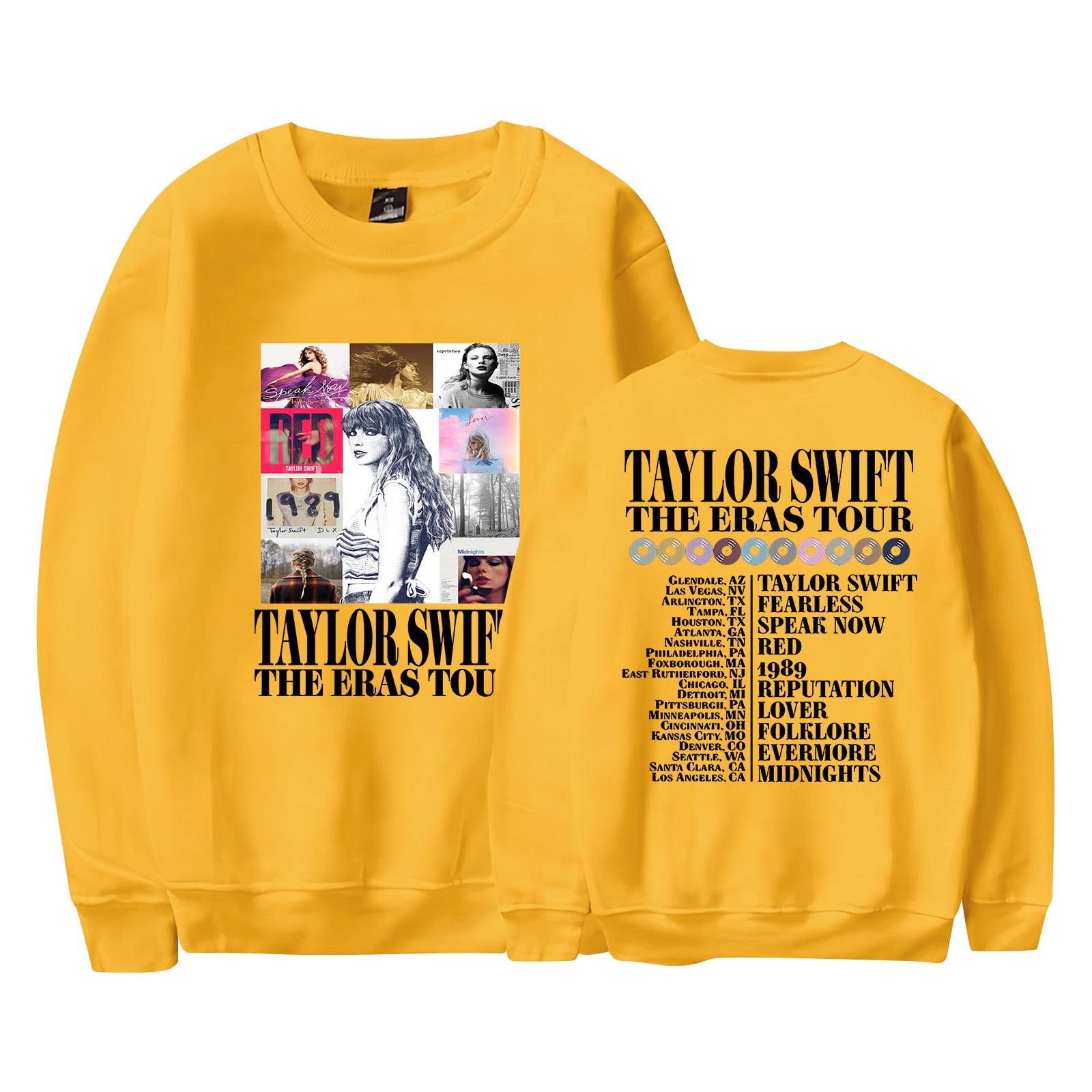 Casual Women's Taylor Print Crew Neck Sweatshirt